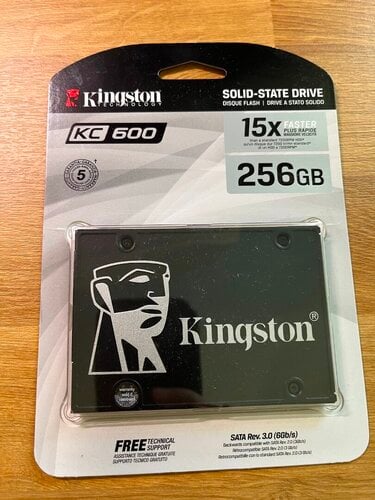Περισσότερες πληροφορίες για "Kingston Technology KC600 (256 GB/SATA III)"