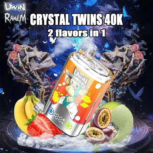 Περισσότερες πληροφορίες για "Uwin X RandM Crystal Twins - 2 Flavors In 1 - Vape 40k Puffs - Διαθέσιμο Σε 3 Συνδυασμούς!!"