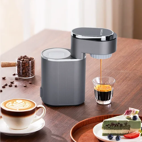 Περισσότερες πληροφορίες για "BLITZHOME® C180 Mini Coffee Machine Portable Espresso Maker 15Bar Pressure Hot/Cold Extraction Easy"