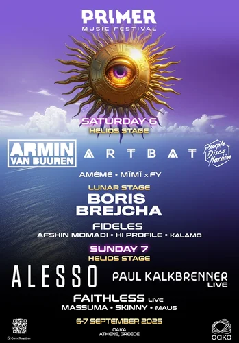 Περισσότερες πληροφορίες για "Primer Music Festival Κυριακή GA"