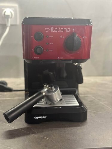 Περισσότερες πληροφορίες για "Gruppe CM 4677 Italiana Μηχανή Espresso 1050W Πίεσης 20bar Κόκκινη"