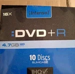 Περισσότερες πληροφορίες για "DVD+R intenso 4,7Gb 16x speed slimcase 1X10τεμ."