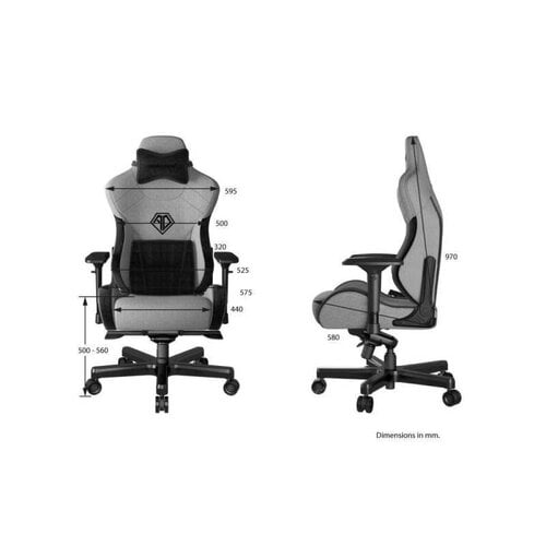 Περισσότερες πληροφορίες για "Καρέκλα Gaming Anda Seat T-Pro II Υφασμάτινη - Γκρι/Μαύρη"