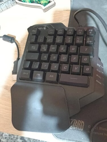Περισσότερες πληροφορίες για "LogiLink Gaming Keypad RGB"