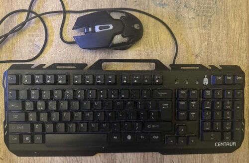 Περισσότερες πληροφορίες για "Spartan Gear Centaur Gaming Πληκτρολόγιο & Ποντίκι με Φωτιζόμενα πλήκτρα"
