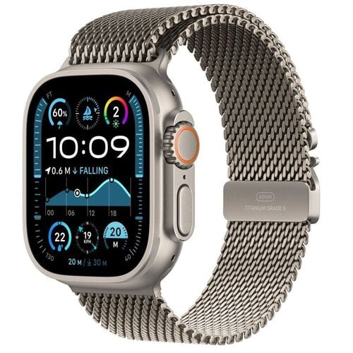 Περισσότερες πληροφορίες για "Apple Watch Ultra 2 49mm Titanium Case με Natural Titanium Milanese Loop"