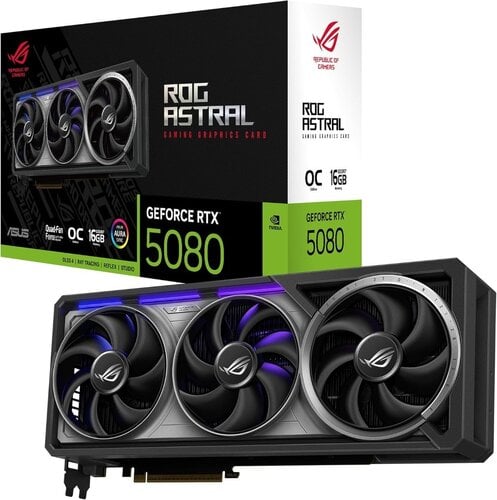 Περισσότερες πληροφορίες για "ASUS ROG OC Astral GeForce RTX 5080 16GB GDDR7"