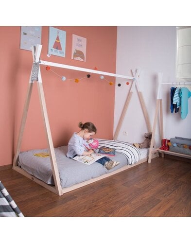 Περισσότερες πληροφορίες για "Childhome ΠΑΙΔΙΚΟ ΚΡΕΒΑΤΙ TIPI 70*140cm Natural-White Montessori"
