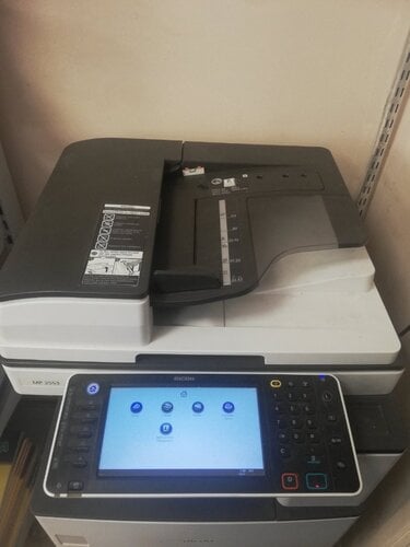 Περισσότερες πληροφορίες για "Laser printer πολυμηχάνημα Ricoh mp2553"