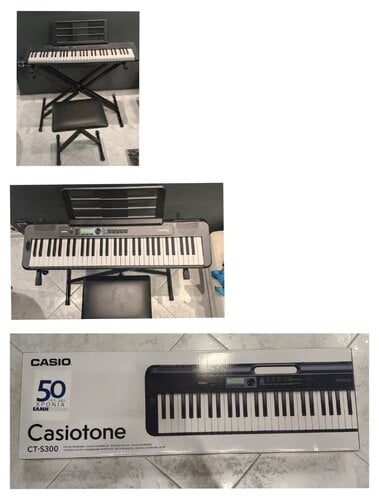 Περισσότερες πληροφορίες για "Αρμόνιο casiotone ct-s300"