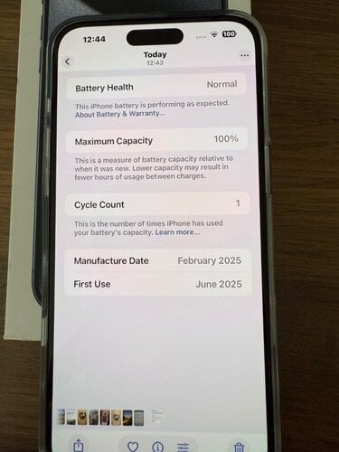 Περισσότερες πληροφορίες για "iphone 15 pro max blue 256 GB / 100% battery health"