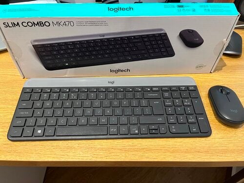 Περισσότερες πληροφορίες για "Logitech MK470 Slim Combo (Γραφίτης/RF Wireless)"
