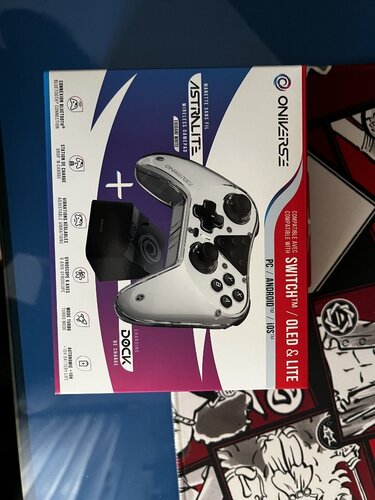 Περισσότερες πληροφορίες για "Nintendo Oniverse Astralite Ασύρματο Gamepad για Switch με βάση φόρτισης"