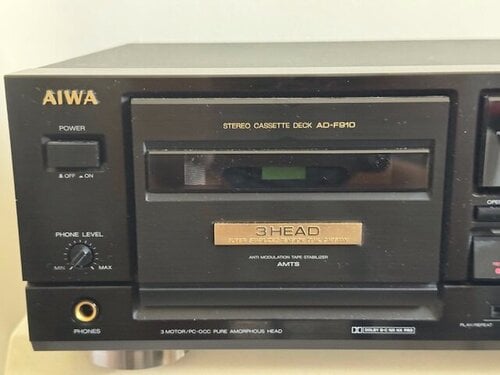 Περισσότερες πληροφορίες για "AIWA AD-F910"