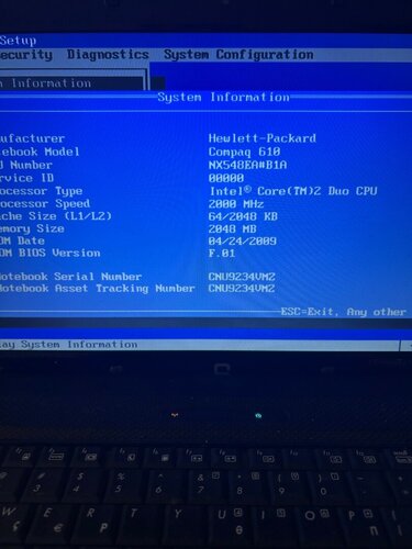 Περισσότερες πληροφορίες για "HP Compaq 610 Laptoo Χωρίς Windows"