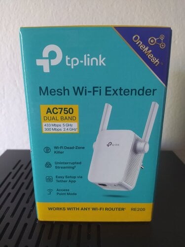 Περισσότερες πληροφορίες για "Tp-link RE205 Extender Dual Band"