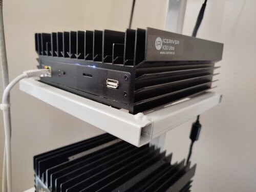 Περισσότερες πληροφορίες για "ICERIVER KAS KS0 Ultra 400Gh 100w KAS Miner Kaspa Mining KHeavyHash Algorithm"