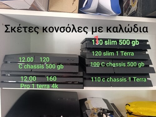 Περισσότερες πληροφορίες για "Σκέτες κονσόλες Ps4 με καλώδια"