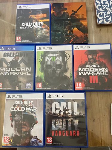 Περισσότερες πληροφορίες για "Call of duty collection ps5(black ops 6,modern warfare 1 2 3,vanguard,Cold War)νέες τιμες"