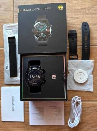 Περισσότερες πληροφορίες για "Huawei WATCH GT2 (46mm/Μαύρο/Μέταλο, Πλαστικό)"