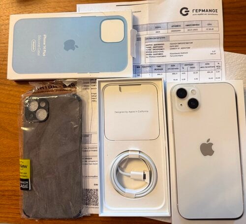 Περισσότερες πληροφορίες για "Apple iPhone 14 Plus (Άσπρο/128 GB) από κατάστημα Γερμανός"