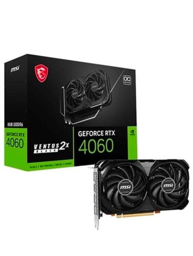 Περισσότερες πληροφορίες για "MSI GEFORCE RTX 4060 VENTUS 2X BLACK 8G OC"