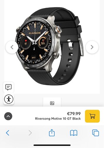 Περισσότερες πληροφορίες για "Riversong Motive 10 GT Black SmartWatch"