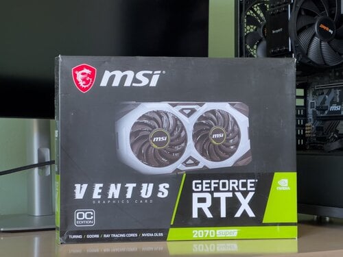 Περισσότερες πληροφορίες για "MSI GeForce RTX 2070 SUPER VENTUS OC 8GB GDDR6 – Σε πολύ καλή κατάσταση με το κουτί της"