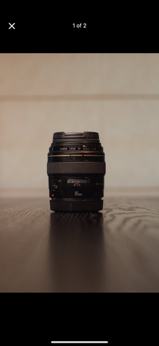 Περισσότερες πληροφορίες για "canon ef 85 mm f1.8"