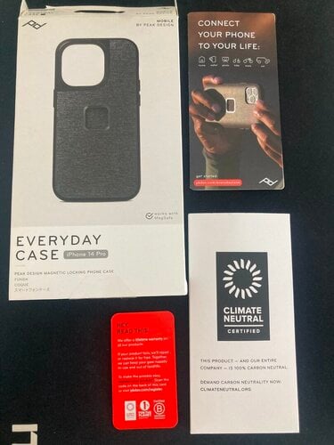 Περισσότερες πληροφορίες για "Θήκη Peak Design Everyday Case – iPhone 14 Pro, Μαύρο/Γκρι (Charcoal)"