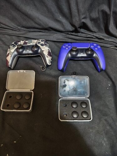 Περισσότερες πληροφορίες για "ps5 Sony DualSense  hall effect TMR edge Thumbsticks Camouflage Grey/purple "