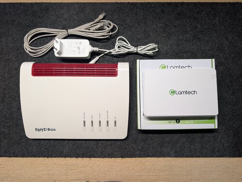 Περισσότερες πληροφορίες για "AVM FRITZ!Box 7590 + Lamtech UPS"