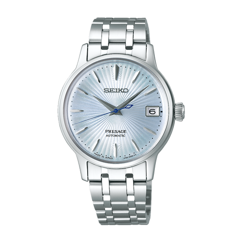 Περισσότερες πληροφορίες για "Seiko Presage SRP841 Cocktail Time - Ice Blue - κλασικό unisex ρολόι"