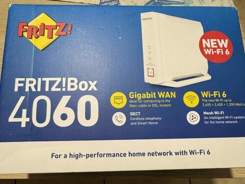 Περισσότερες πληροφορίες για "AVM FRITZ!Box 4060 INT"