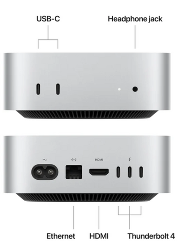 Περισσότερες πληροφορίες για "Mac Mini M4 16/256 Άριστο"