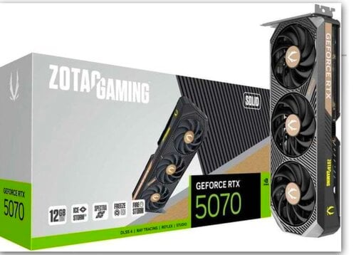 Περισσότερες πληροφορίες για "Zotac GAMING GeForce RTX 5070 SOLID"