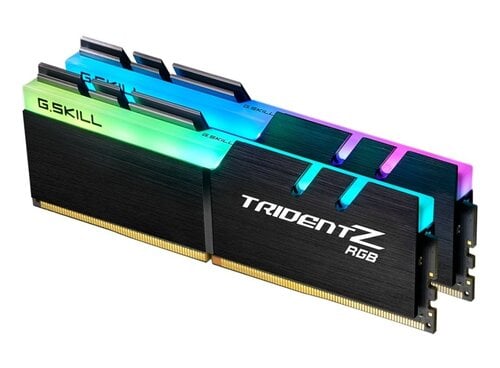 Περισσότερες πληροφορίες για "G.Skill Trident Z RGB F4-3200C16D-32GTZR (32 GB/DDR4/3200MHz)"