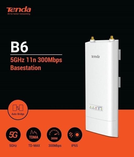 Περισσότερες πληροφορίες για "Tenda B6 5G"