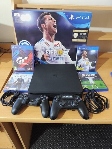 Περισσότερες πληροφορίες για "PLAYSTATION 4 + 1 DUALSOCK + 4 ΠΑΙΧΝΙΔΙΑ + ΜΟΧΛΟΣ NACON"