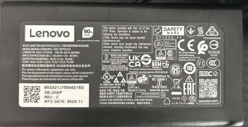 Περισσότερες πληροφορίες για "Lenovo 100W USB-C Φορτιστής (ADL100YDC3A) – Άψογη Κατάσταση"