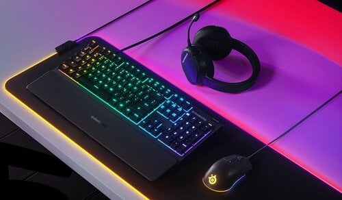 Περισσότερες πληροφορίες για "SteelSeries Apex 3 Gaming Πληκτρολόγιο RGB"