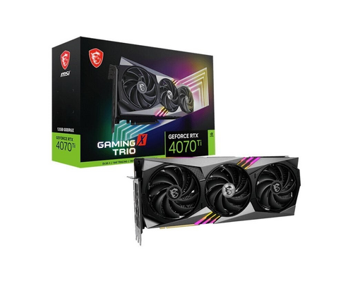 Περισσότερες πληροφορίες για "MSI GeForce RTX 4070 Ti GAMING X TRIO 12GB"
