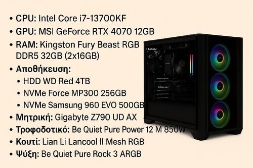 Περισσότερες πληροφορίες για "High-End Gaming PC"