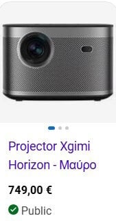 Περισσότερες πληροφορίες για "Projector xgimi horizon 1080p"