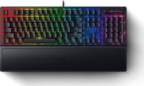 Περισσότερες πληροφορίες για "Razer BlackWidow V3 Gaming Μηχανικό Πληκτρολόγιο με Razer Green διακόπτες και RGB φωτισμό (Ελληνικό)"