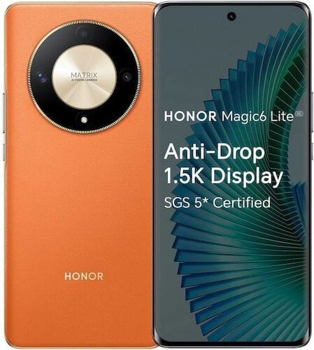 Περισσότερες πληροφορίες για "Honor Magic6 Lite 5G (Πορτοκαλί/256 GB)"