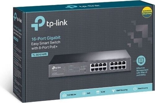 Περισσότερες πληροφορίες για "TP-LINK TL-SG1016PE v5.20, PoE+ Switch, 16 Θύρες Gigabit (1Gbps)"