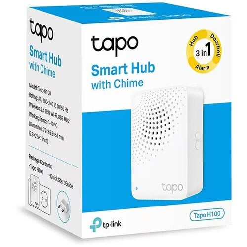 Περισσότερες πληροφορίες για "TP-LINK Tapo H100 v1.2 Smart Hub Wi-Fi"