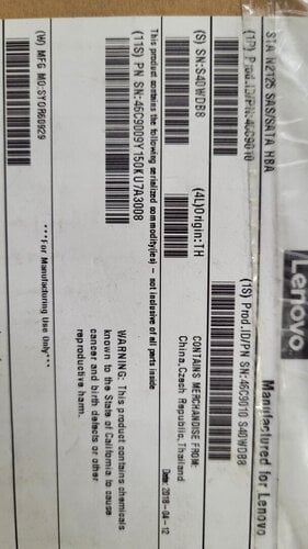 Περισσότερες πληροφορίες για "Lenovo LSI ServeRAID SAS9207-8e SAS/SATA Controller 46C9010"