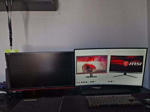 Περισσότερες πληροφορίες για "MSI Optix MAG271CV (27"/Full HD) + AOC G2460VQ6 24" + Μεταλλική βάση στα 130€"